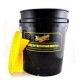 Meguiar's Professional Wash Bucket with Grit Guard - black/yellow