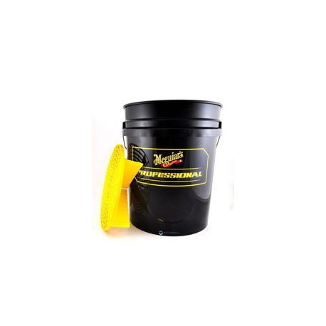 Meguiar's Professional Wash Bucket with Grit Guard - black/yellow