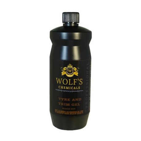 Wolf's Chemicals Tyre and Trim Gel Black Out 1L